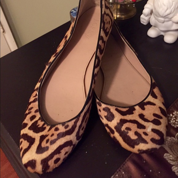 Cheetah print flats