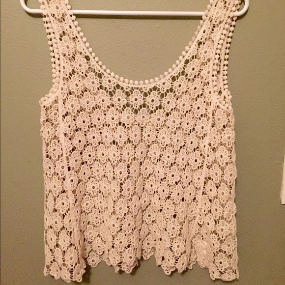 🌵festival top🌵Knitted sheer crop top!