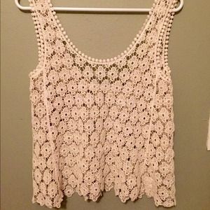 🌵festival top🌵Knitted sheer crop top!