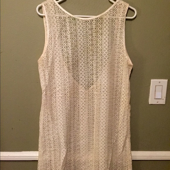 🌵festival dress🌵Sheer lace oversized tank dress