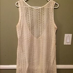🌵festival dress🌵Sheer lace oversized tank dress