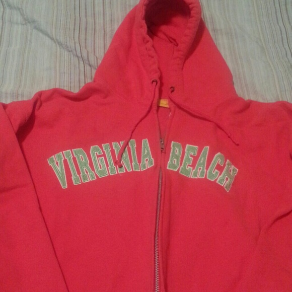 Coral hoodie