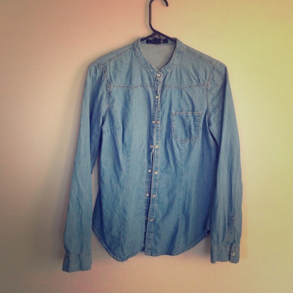 Chambray Top