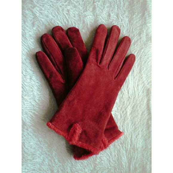 *Sold* Aris Genuine Suede Leather Gloves