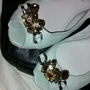 Vera Wang Lavender flat sling backs