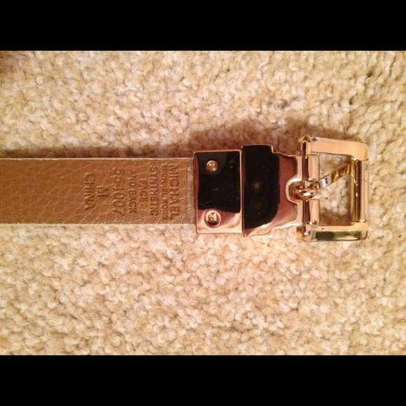 Michael Kors gold belt