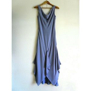 Mango MNG Draped Crepe Gown