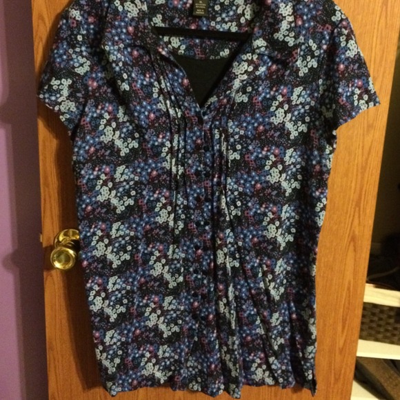 Floral cotton shirt