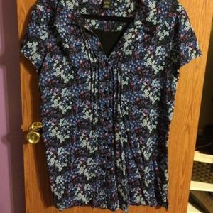 Floral cotton shirt