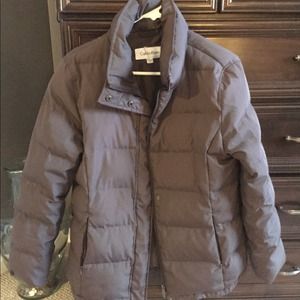 Calvin Klein Taupe Down Coat