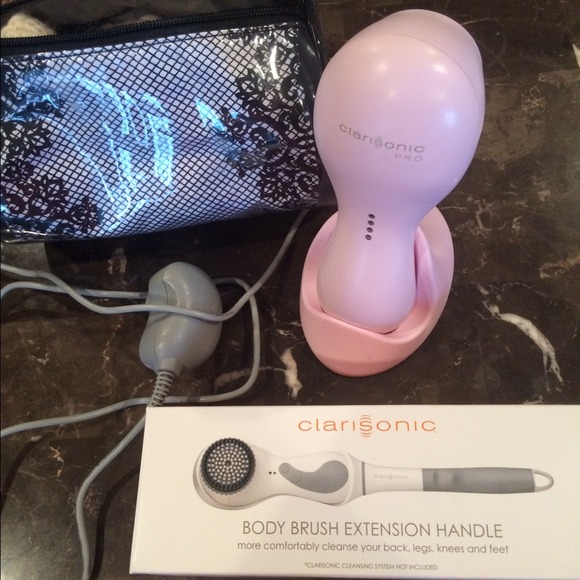 Clarisonic Pro , body brush, bag