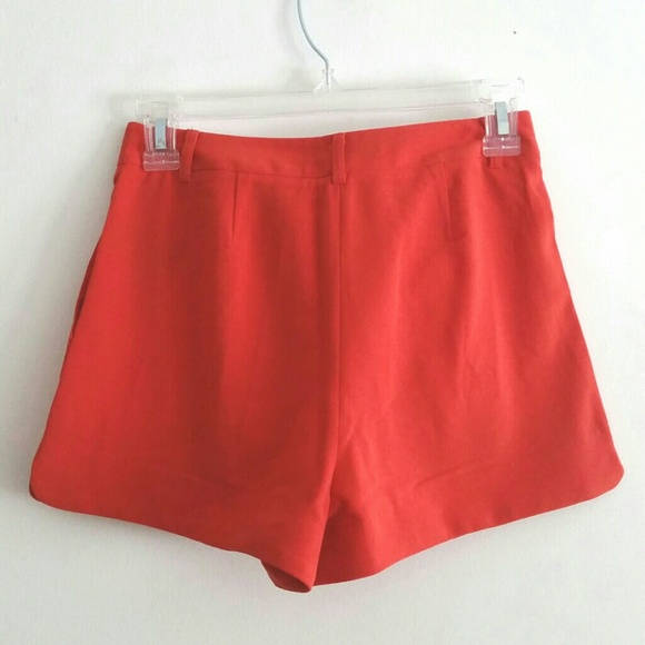 (SOLD) HP | Red High Waisted Shorts | Forever 21 - Picture 2 of 2