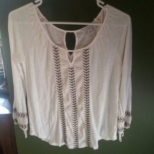 Boho style top.