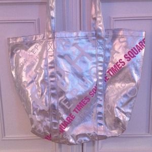 NWOT Sephora Times Square Metallic Tote Bag
