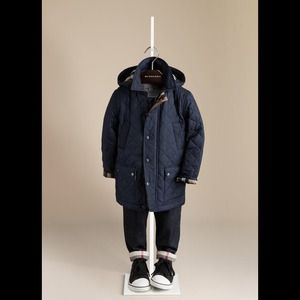 Burberry Quilted Jacket Coat 14Y fits Womens Sz S