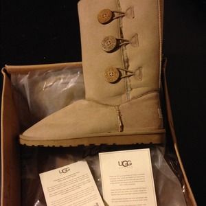 Ugg boots - Bailey Button Triplet - Sand