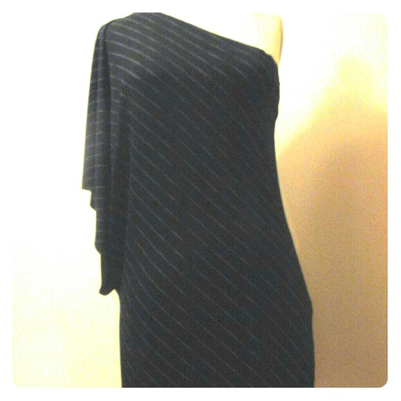 Asymmetrical Striped Dress