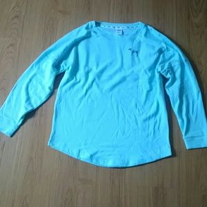 Teal long sleeve Victoria Secret Pink