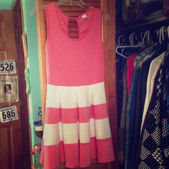 Pink Striped Dress!