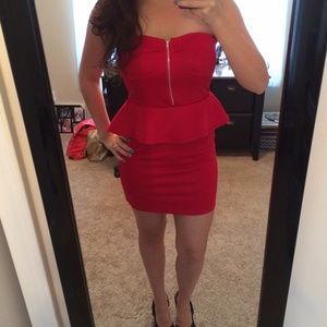 Red dress NWOT