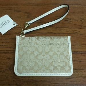 Coach small wristlet