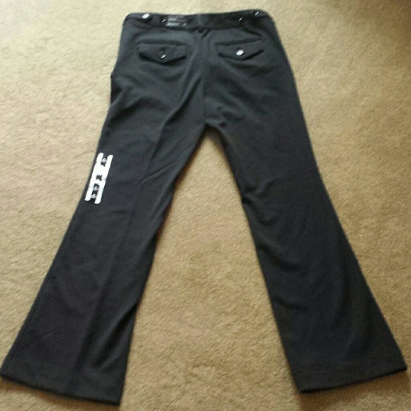 Express columnist slim flare studio stretch pants - Picture 2 of 4