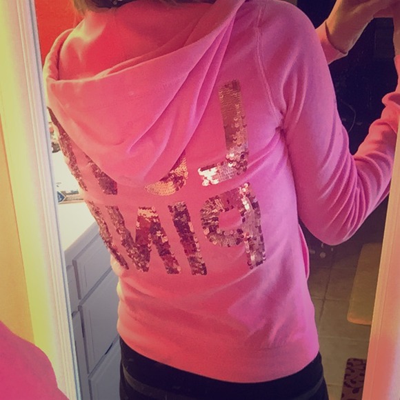 Victoria's Secret Pink Zip Up Hoodie