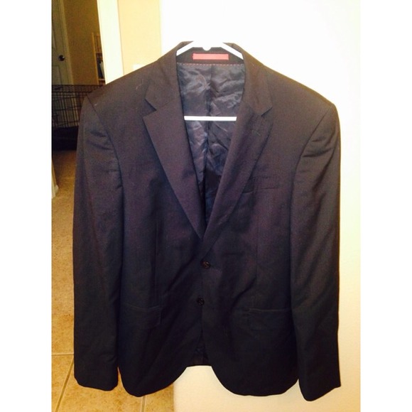 A suit, only worn once.