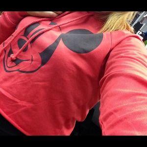 Mickey Mouse cut out hoodie