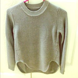 Grey hi/low sweater