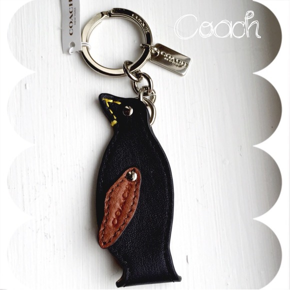 Coach Accessories - 💯Authentic Coach Penguin Key Ring Fob NWT~firm