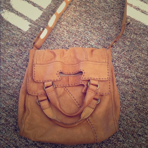 Lucky Brand Foldover Flap Vertical Crossbody Bag