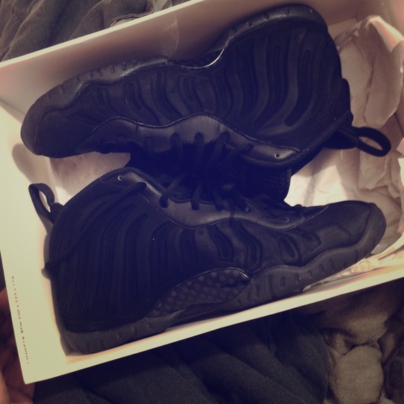 Black suede Foams