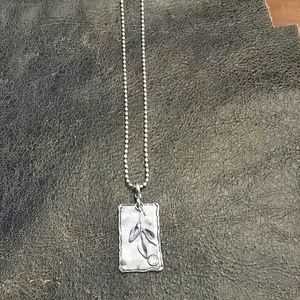 Silpada Retiring "Leaf Sprig Necklace"