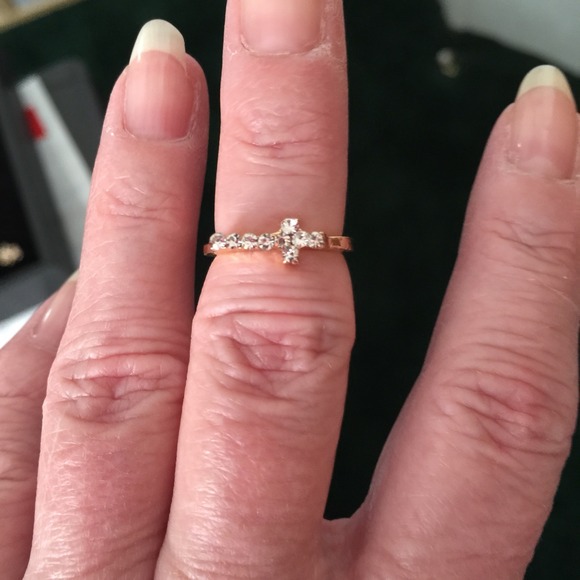 3 Knuckle rings 24 karat gold plated fit most fing