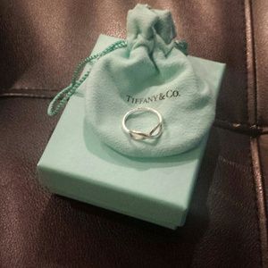 Authentic tiffany & co infinity ring