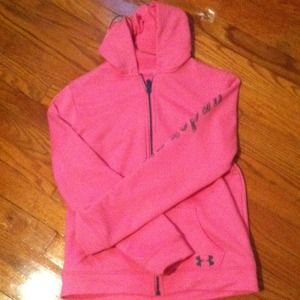 Hot pink underarmour jacket