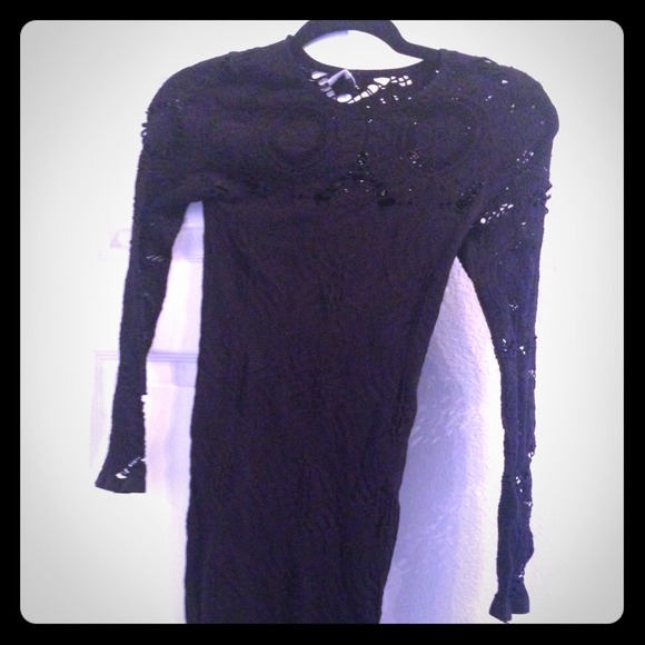 Sexy Lace Cutout Cocktail Dress