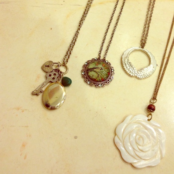 SOLD 4 necklaces