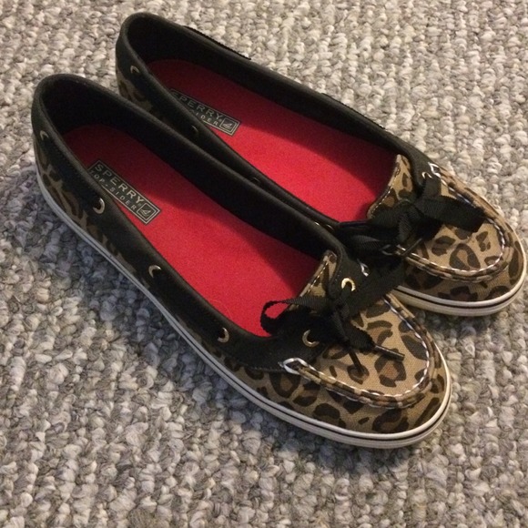 Sperry Top-sider cheetah print
