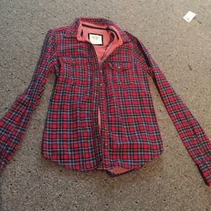 Red and blue flannel