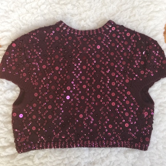 🔱SOLD 🔱Nanette Lepore Sequin Capelet - Picture 3 of 4