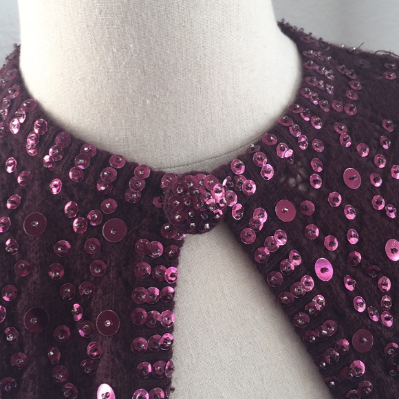 🔱SOLD 🔱Nanette Lepore Sequin Capelet - Picture 4 of 4
