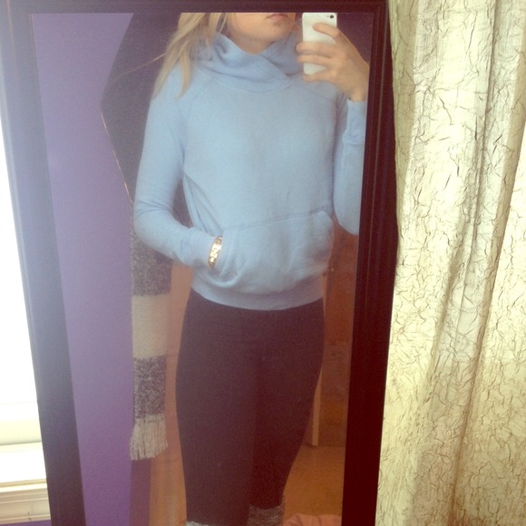 AE cross neck hoodie