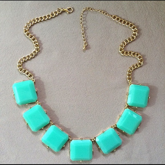 Bubble turquoise necklace