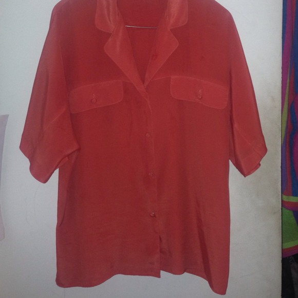 Chaus Tops - Coral Button Down