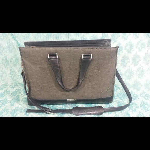 Tumi Cubic Embossed Messenger Bag