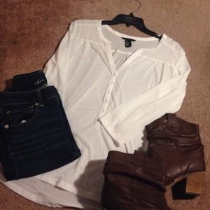 H&m 3/4 sleeve top size small BNWOT