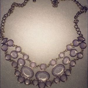 Costume jewelry. Purple necklace