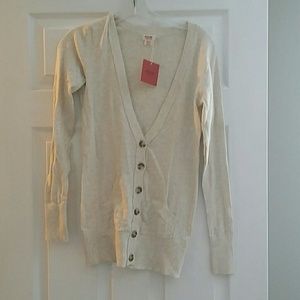 Beige mossimo cardigan